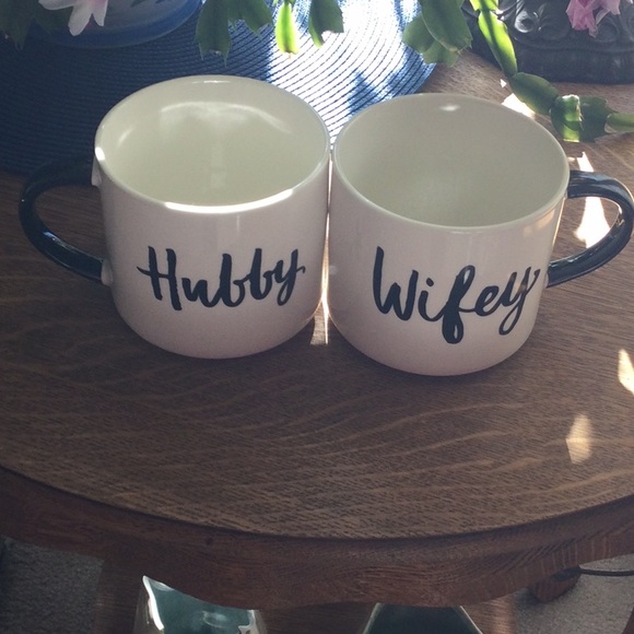🌿NWOT🌿Set of 2 Hubby & Wifey Mugs🌿 - Picture 7 of 9